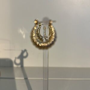 Sweet dainty gold hoops